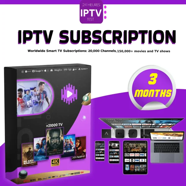 3-Month IPTV Subscription